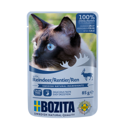 BOZITA KAWAŁKI W GALARETCE Z RENIFEREM SASZETKA 85G